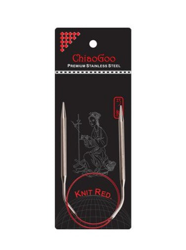 Palillos Circulares  Knit Red 40 cm