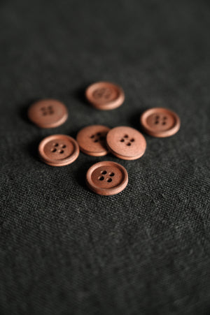 Botones 15 mm (Distintos Colores Para Elegir) <br> Cotton Button Merchant and Mills