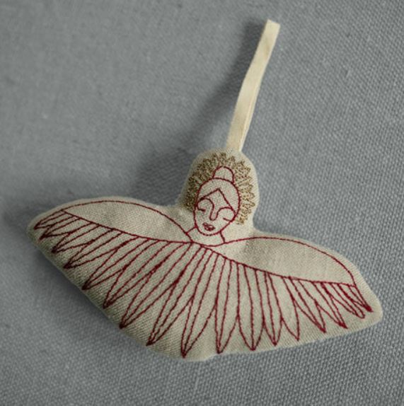 "Cupid's Bow, Lavender Scented Token" <br> Skippy Cotton