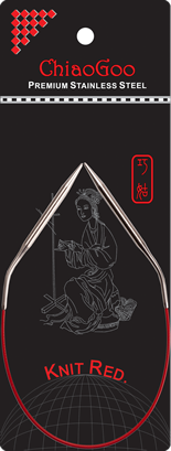 Palillos Circulares  Knit Red 30 cm