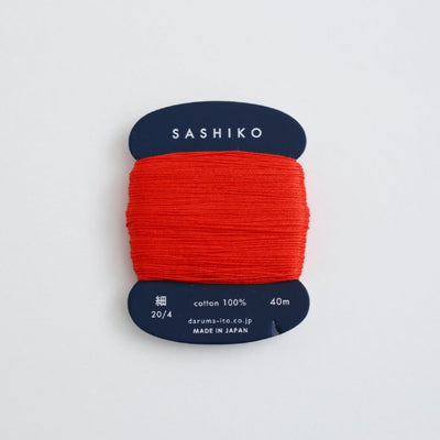 Hilos Sashiko  Delgado (Thin) en Bobina 40 mts