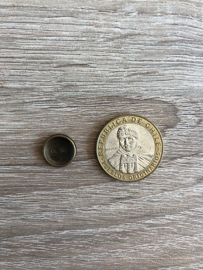 Botones Color Bronce  2 Tamaños