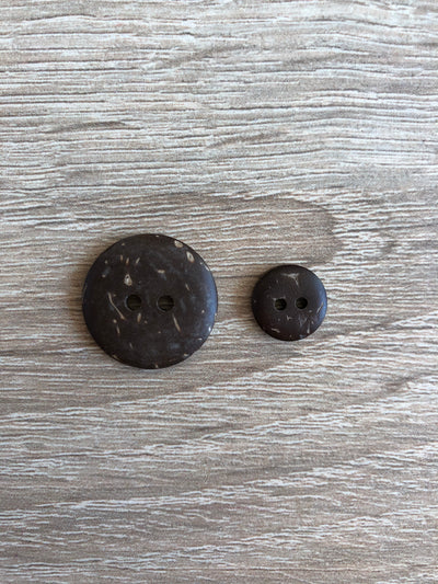 BOTONES DE COCO  2 TAMAÑOS