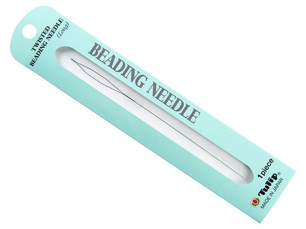 Aguja Larga para Mostacillas Twisted Beading Needles Long