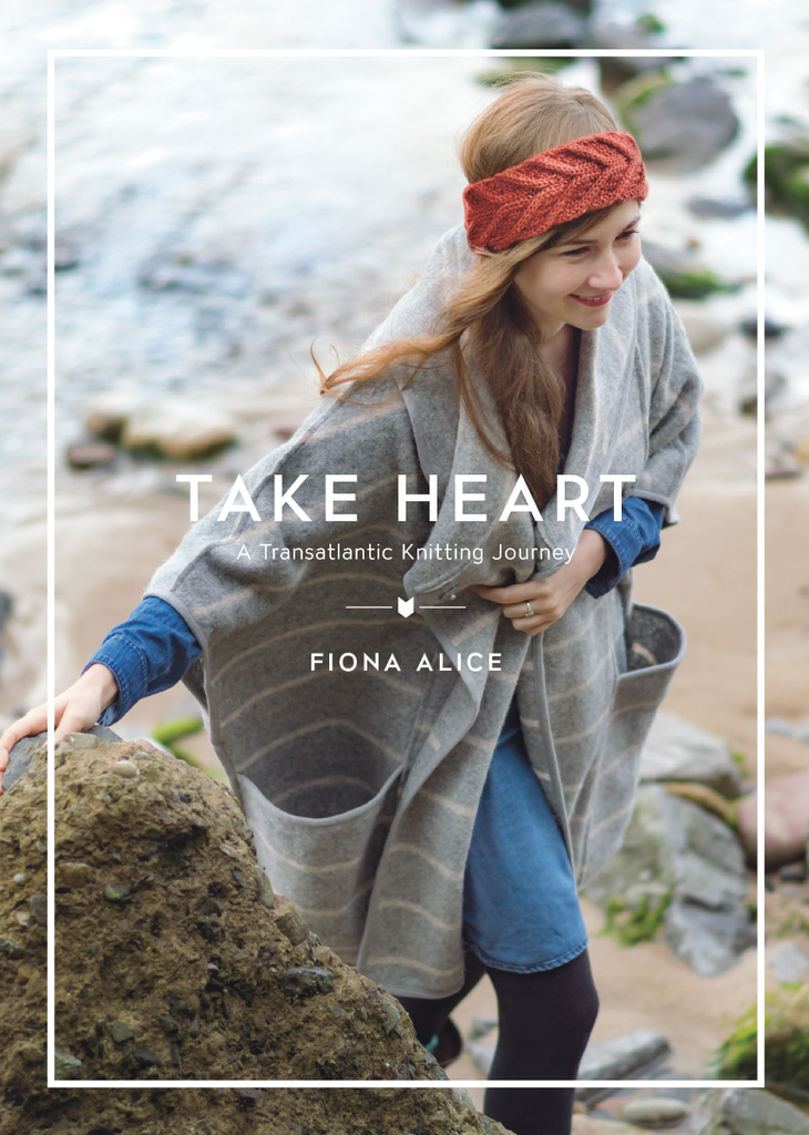 Libro de Tejido "Take Heart: A Transatlantic Knitting Journey" <br> Fiona Alice