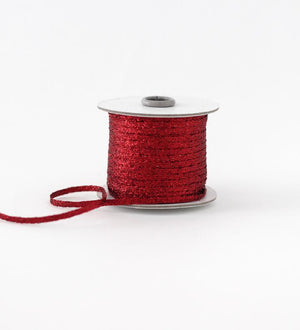 Cintas "Metallic Braided" 4mm de Ancho <br> Carrete de 100 mts