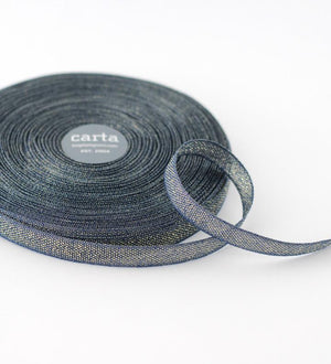 Cintas de Algodón "Metallic Loose Weave" 15mm de Ancho <br> Por Metro