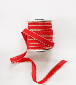 Cintas de Algodón "Drittofilo" 1cm de Ancho <br> Por Metro